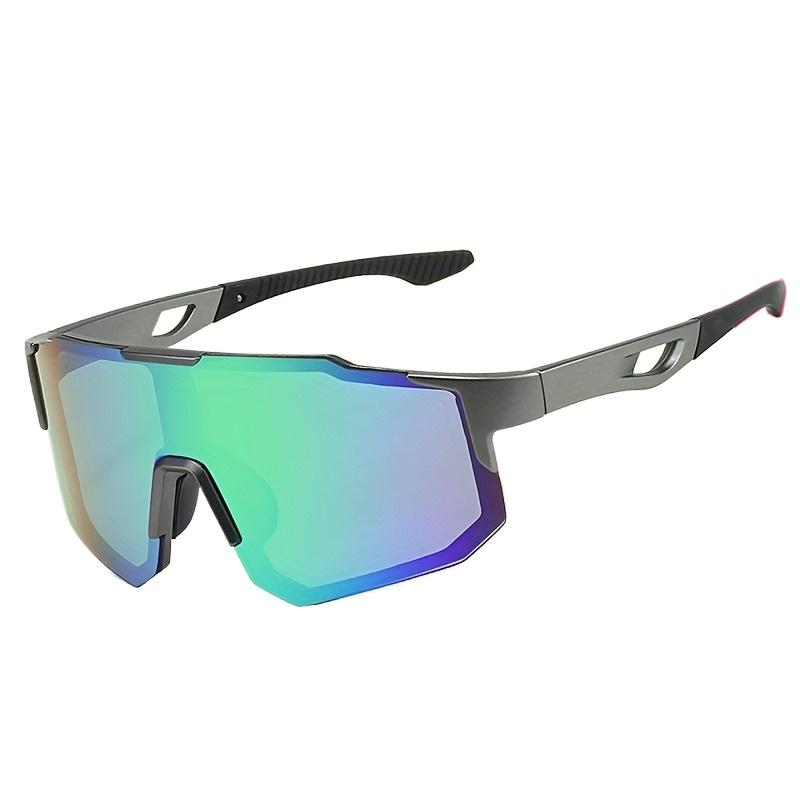 2 Piece Set of Men's and Women's Fashionable Glasses Colored PC Lenses Sports Baseball and Softball Glasses