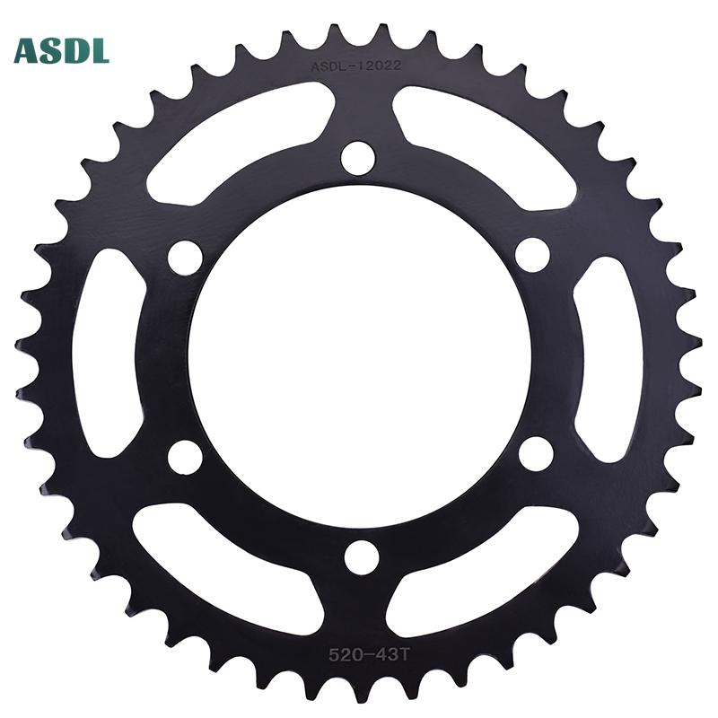 520 14T 43T Motorcycle Front Rear Sprocket Gear Wheel Cam for Kawasaki EX250R 250 Ninja R 2008-2012 EX 250 R 2012 520 Chain