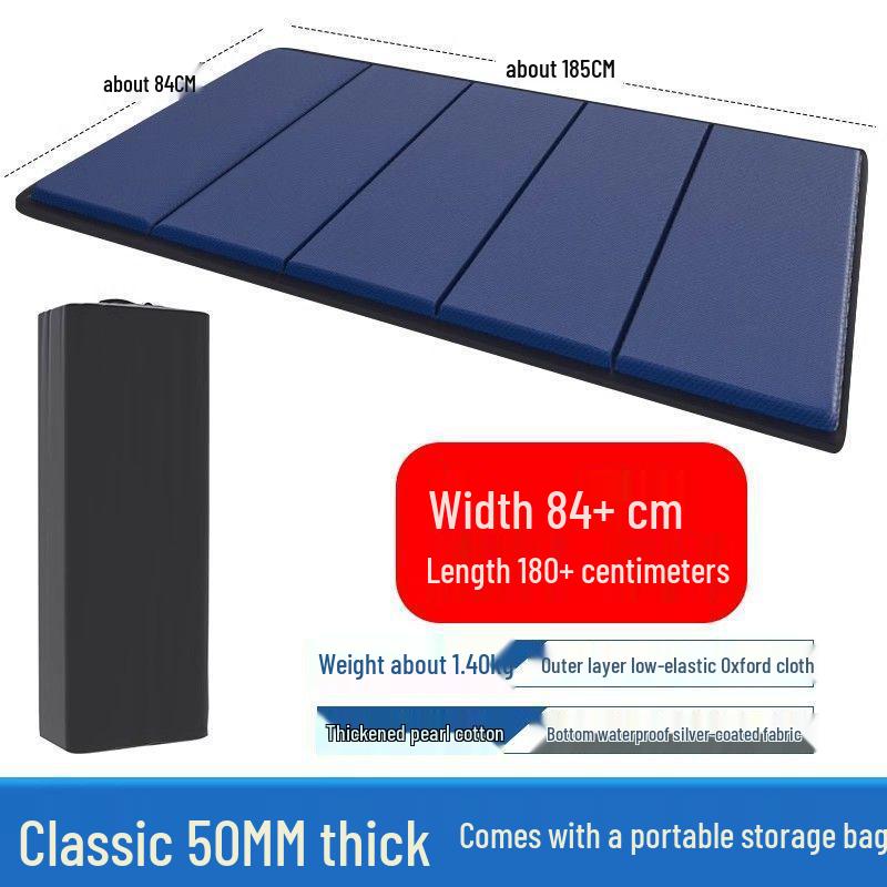 Thickened Waterproof Folding Sleeping Pad: Moisture-Proof Yoga and Nap Mat for Camping and Office Use