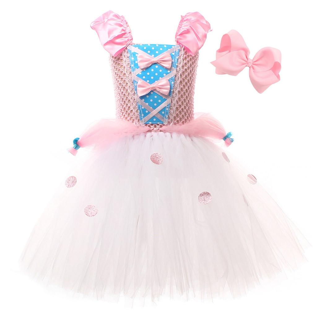 Toy Story Buzz Lightyear Toddler Girl Cosplay Dress With Tulle Skirt For Halloween Party