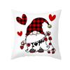 Red Cartoon Love Valentine's Day Home Pillow Car Waist Support Cushion Sofa Cushion Pillow Cover