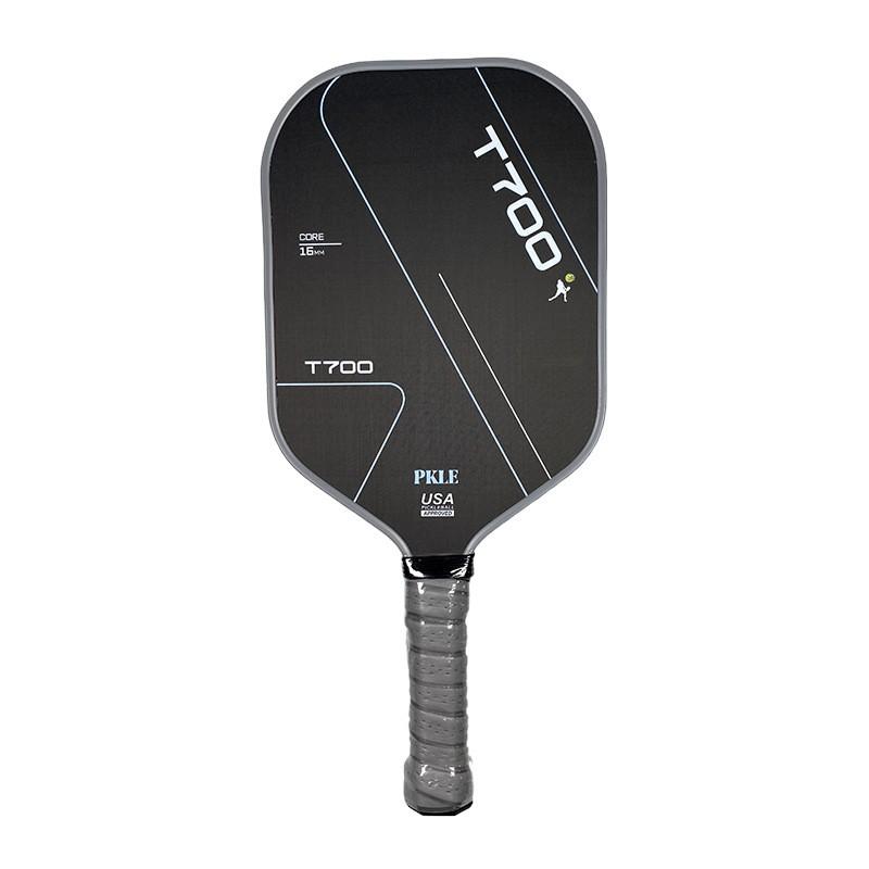 Professioneller Pickleball-Schläger T700 Kohlefaser Matte Oberfläche 16 mm Dick Turnierspiel