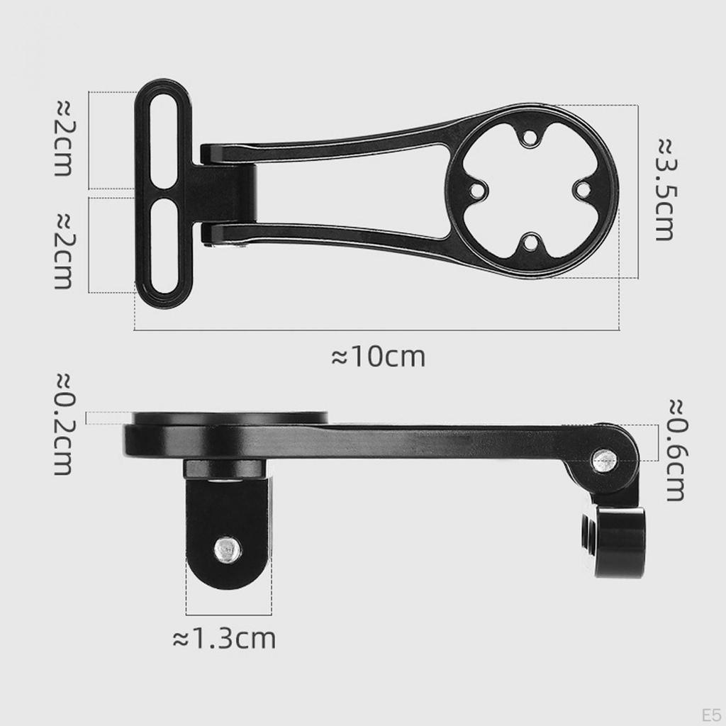 Bicycle Computer Mount, Bike Handlebar Equipment Adapter Base, Durable Adjustable Speedometer