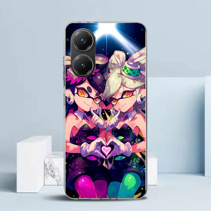 Game S-Splatoons Soft Cover for Xiaomi Poco F7 Ultra X7 X6 X5 Pro M7 Phone Case Redmi 15 15C 13 13C 12 12C 10 10C Print Shell Po