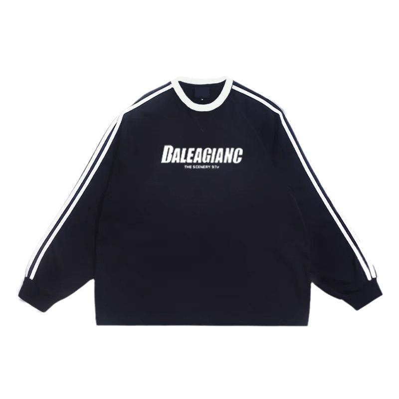 

Унісекс Светшот оверсайз з круглим вирізом - Осінньо-зимовий принт, Куртка з довгим рукавом для пар M