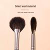 Fan-Shaped Highlighter Brush for Contour & Blush - Professional Makeup Tool