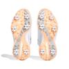 Golf Shoes ZEDGE 23 Boa Footwear Metallic Cm [Adidas Golf] Women's White/Coral Fusion/Silver 25.0
