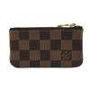 Damier Pochette Cre Key Holder  Damier Canvas Brown Unisex N62658 Used