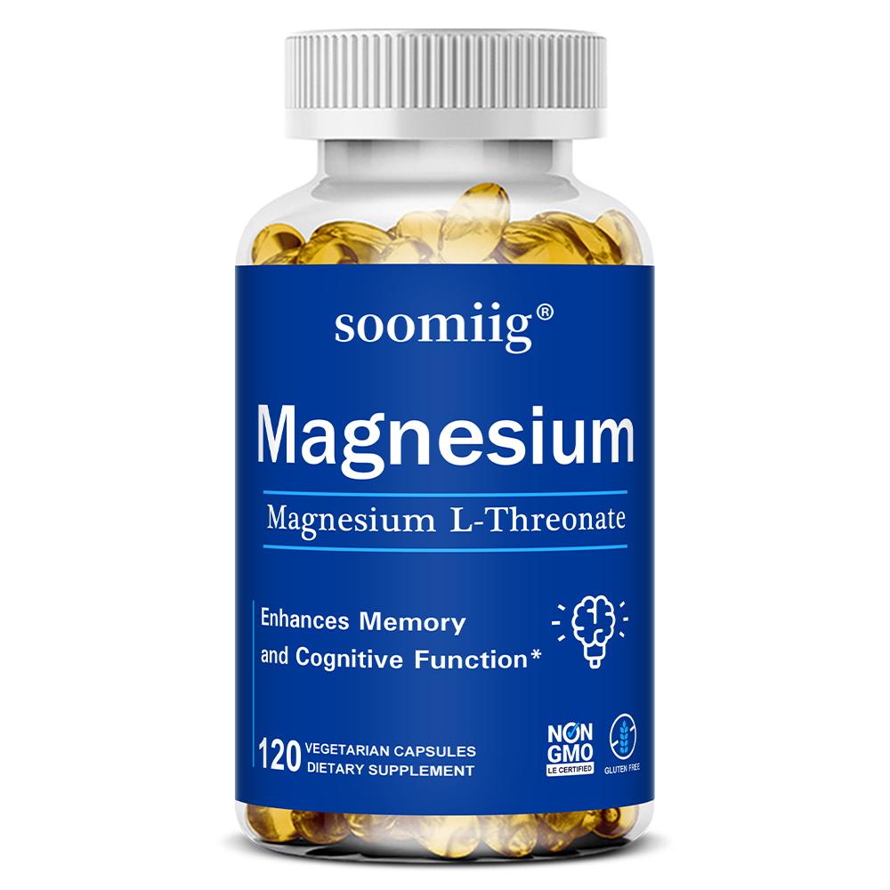 Magnesium Supplements Can Promote Brain Health and Improve Memory 120 Capsules