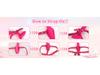 Women's Rechargeable 10-Mode Remote Control Leather Strap-On Silicone Dildo