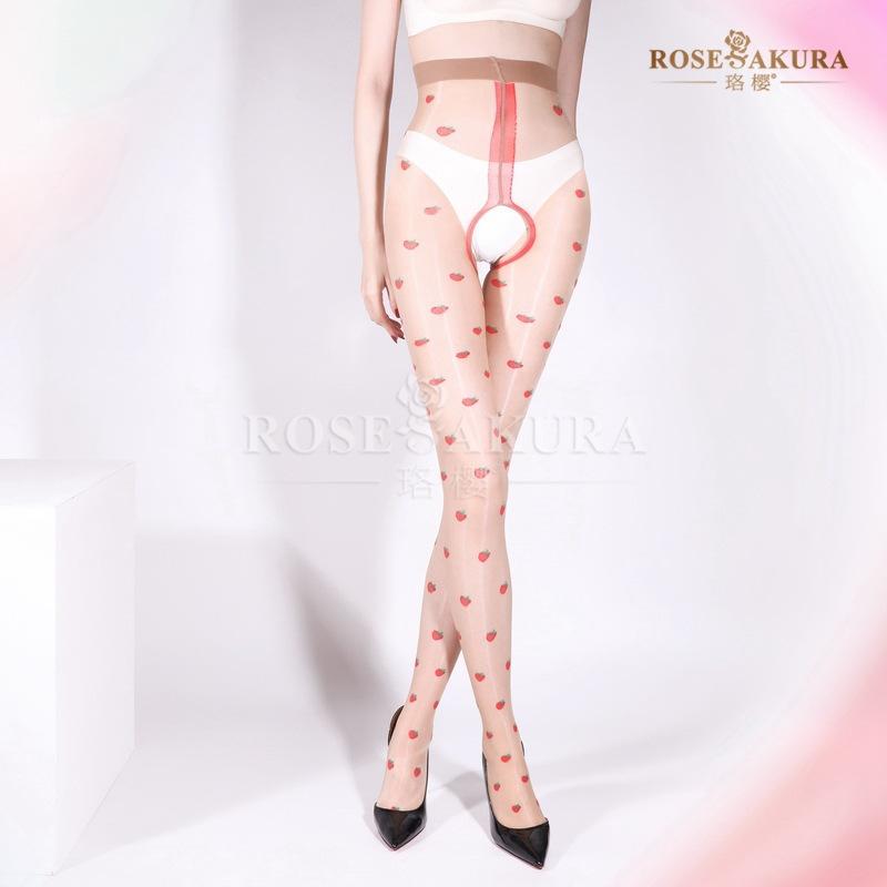 Love oily pantyhose aurora oily heart-shaped dots sexy pure desire oily black silky smooth open crotch tiptoe transparent