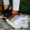 Women's Thick-soled Casual Sandals with Adjustable Laces and Chunky Heel, A Comfortable Everyday Summer Shoe