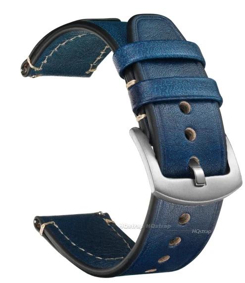 Quick Release Vintage Watch Strap for Rolex Genuine Leather Wrist Straps 18 20mm 22mm Men Women Watch Bracelet Watch Accessories