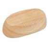 Boat Outline Fruit Bowl Wooden Snack Container Wood Grain Food Platter  Vegetable Salad