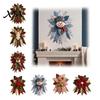 Bastelbedarf Festlicher gesteppter Weihnachts-Türhänger DIY Nähset, Immergrüner Baum, 3D gepolsterter Patchwork-strukturierter bauschiger Stoff