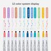 6Pcs Double Tip Fine Pen Light Color Dot Painting Brush Set Marker Painting Set Painting Pen Office School Supplies Art Supplies