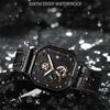 2024 Mighty Domineering Main Fashion Design Sports Watch Multifunction Pointer Dial Waterproof Luminous Leather Strap Luxury Quartz Watch