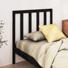 VidaXL Headboard Bedroom Furniture Head of Single Bed Frame Bed Accessory Interior Black 96x4x100 Cm Wood 817724