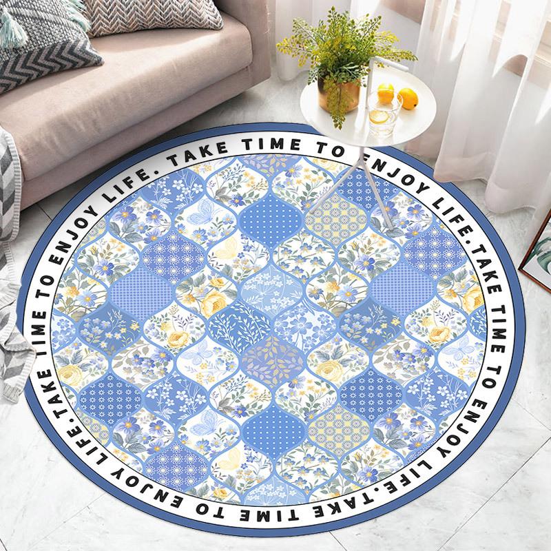 Kulový koberec Domácí dekoraceŽidle Podložka na podlahu Měkké koberce do obývacího pokoje Protiskluzový koberec Koberec do ložnice
