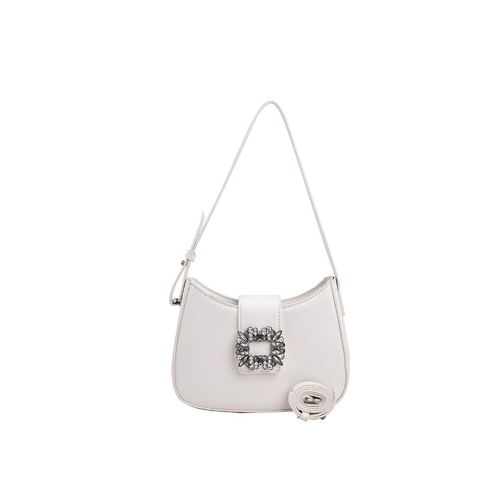 Diamond Underarm Bag Women's Temperament All-match Crossbody Shoulder Bags Simple Ladies Handbags Elegant Fashion Party Clutch