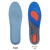SEBS Tricolor Shock-Absorbing Sports Insole - Breathable, Sweat-Absorbing, Soft Gel TPE Silicone for Training
