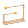 Bracelet Holder Jewelry Storage Case Bead Display Stand Jewelry Storage Rack Wood Texture Suitable for Home and Shop Use