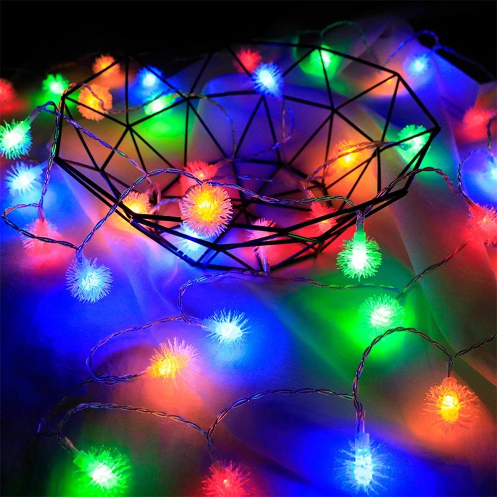 1M10LED Светодиодные Рождественские Гирлянды Рождественские Украшения Версия на Батарейках Гирлянды Сосульки Огни Звезды для Окна Праздничный Декор