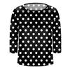 Bluse Für Damen Festlich 3/4 Langarm Hemden Business Casual Outfit Oberteile