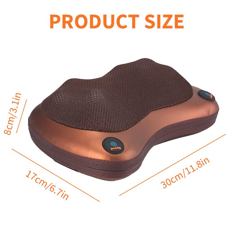 Electric Cervical Massager Neck Stretcher Pulse Hot Compress Vibration Massage Spine Support Massager Neck Traction Relax Pillow
