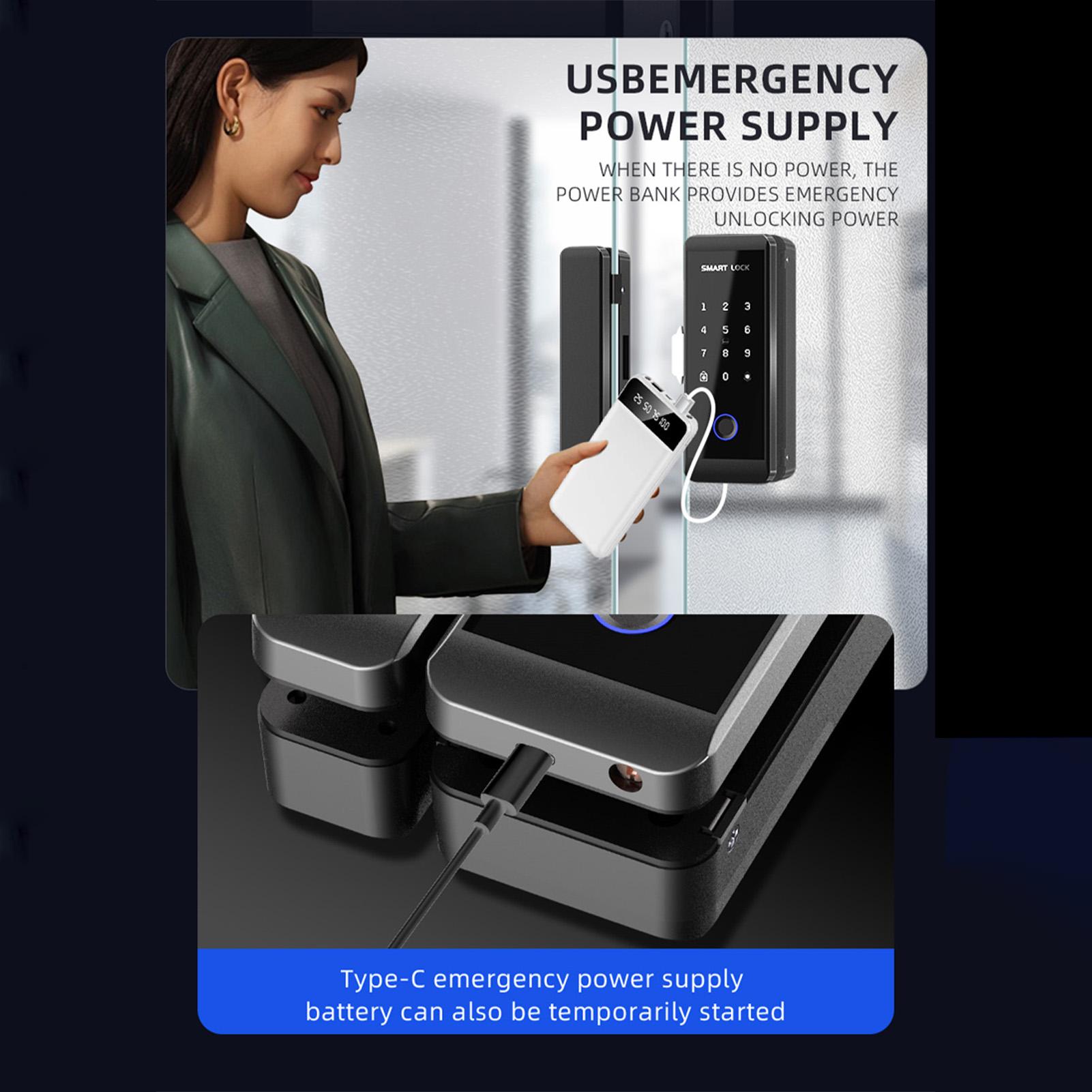 Smart Lock WIFI Fingerprint Push Pull