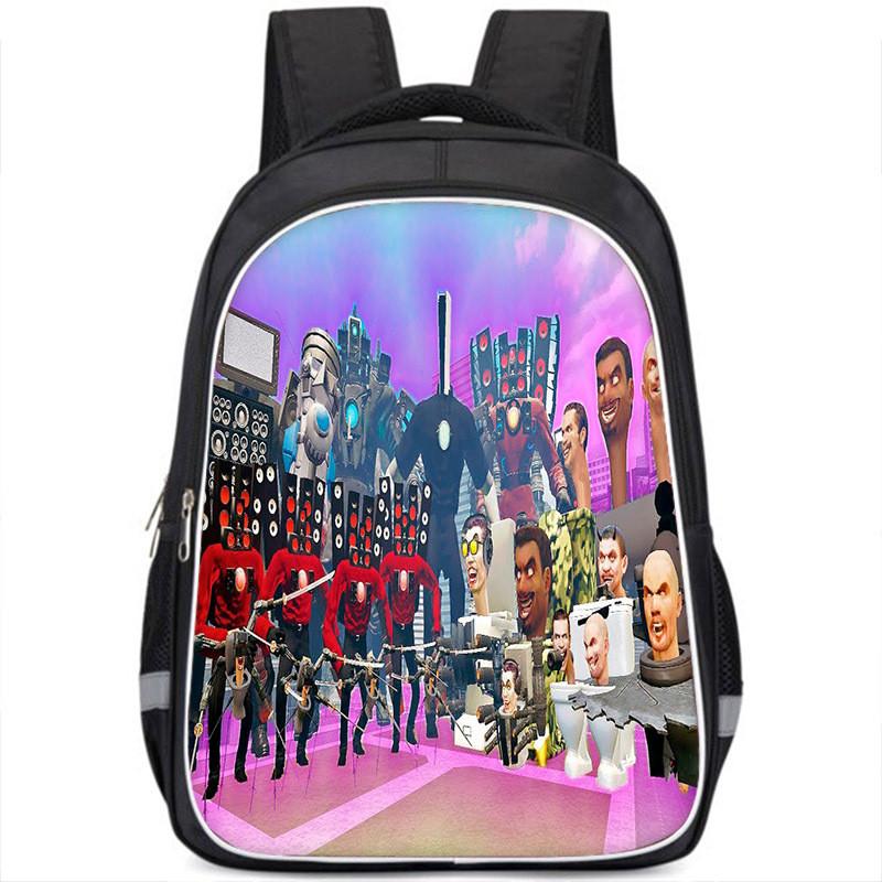 Trendy Street Fashion Oxford Cloth Large Capacity Student Backpack Unisex