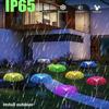 Solar Jellyfish Lamps Outdoor Garden Pathway Lights Waterproof Lawn Lights Solar Power Yard Walkway Patio Decor