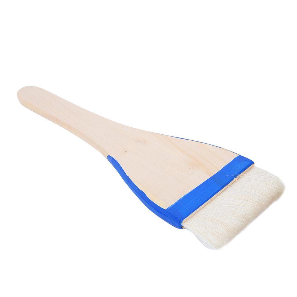 3,5-Zoll-Wollpinsel mit Holzgriff, Aquarell-, Acryl- und Ölmalwerkzeug, Künstlerbedarf