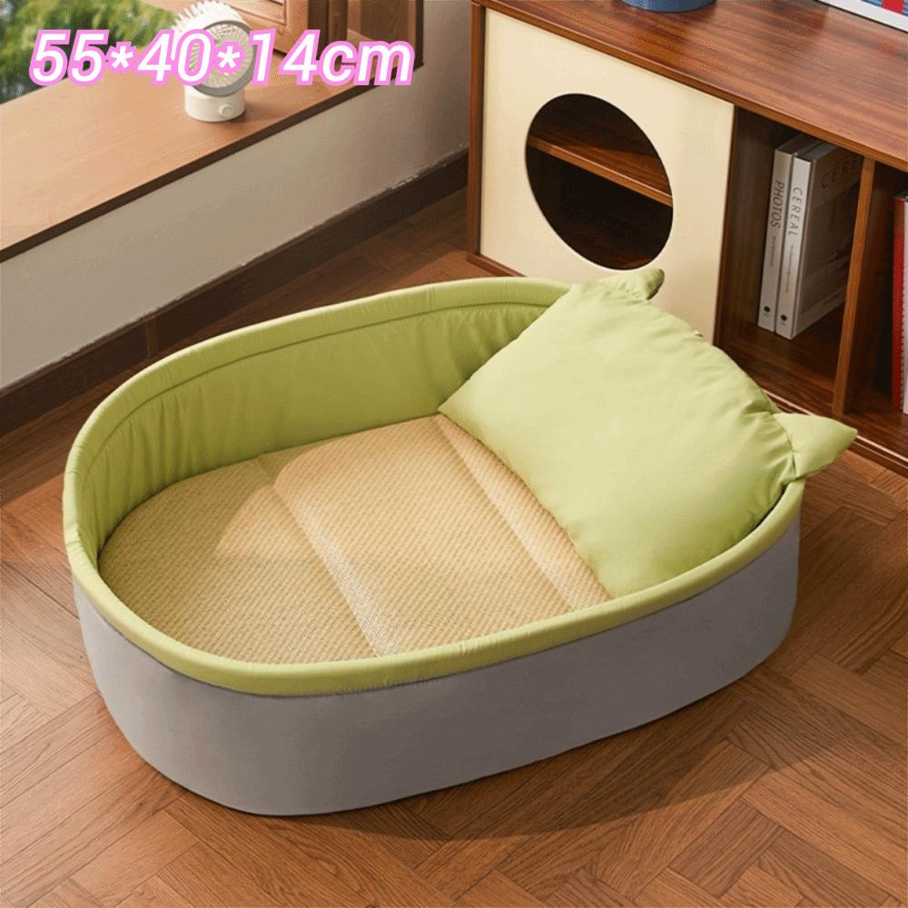 New Universal Summer Pet Bed with Cooling Mat and Pillow All-season Sleeping Mat Pet Supplies Foldable Dog Bed