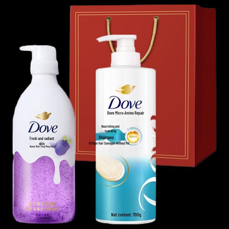 Dove Shampoo & Body Wash Set