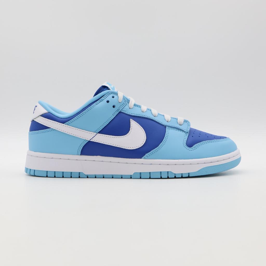 DM0121-400 Nike Dunk Low Retro Qs Argon Blue White Sax Royal Navy Aqua (Men's)