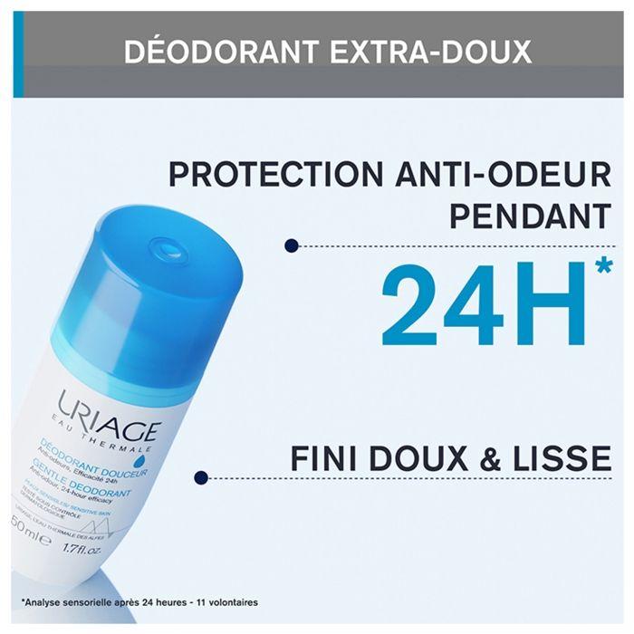 Déodorant - Uriage - Douceur Bille - 24H - Sans Sels D'aluminium - 50ml