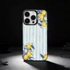 Mediterranean Lemon Fruit art  Phone Case For iPhone 17,16,15,14,13,12,11 Plus,Pro Max,XS,Colored silver phone case