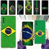 Phone Case For Samsung A56 A36 A26 A24 A16 A14 A12 A32 A50 A70 A20E A22 A40 A34 A54 A42 A52 5G A04s A06 Cover Large Brazil Flag