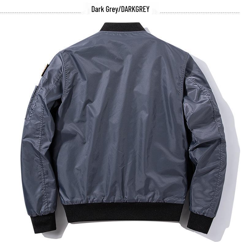 Jaqueta Esportiva Dupla Face Masculina da NASA: Fato de Voo da Força Aérea para Outono/Inverno - Moda Jovem, Tamanhos Grandes Disponíveis