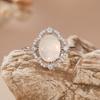 Natural Opal Amethyst Citrine Topaz Pendant Necklace Women'S Set S925 Sterling Silver Colored Jewelry