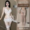 Sexy lace perspective erotic underwear temptation hollowed-out suspenders small breasts show large open gear free