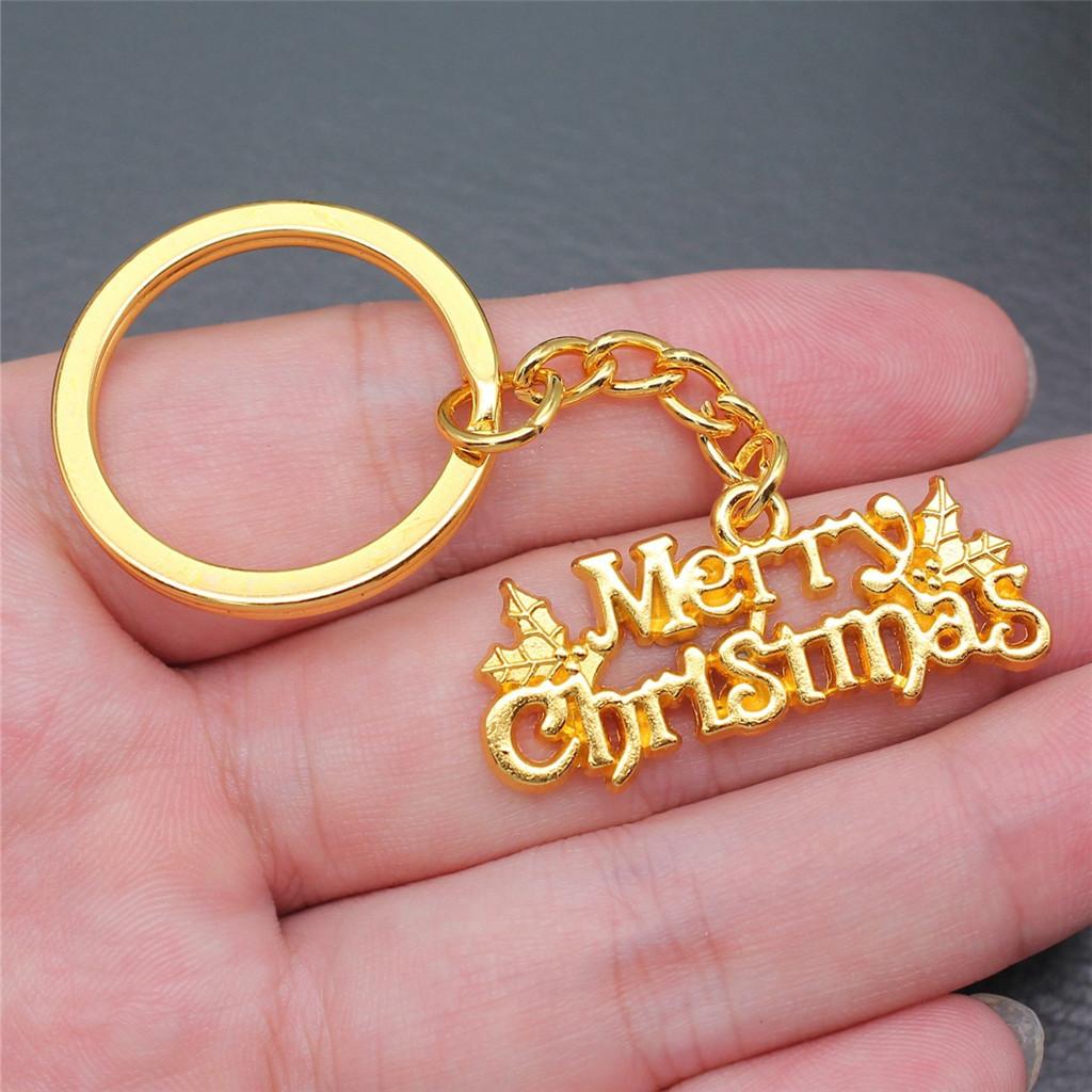Christmas Day Holiday Festive Keychain for Men New Arrival Casual Graduation Gift Vintage Wallet Accessory
