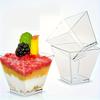 50pcs Mousse Cups: Dessert Spoon and Cup, Suitable for Birthdays, Weddings and Festive Parties - Hand Wash Only