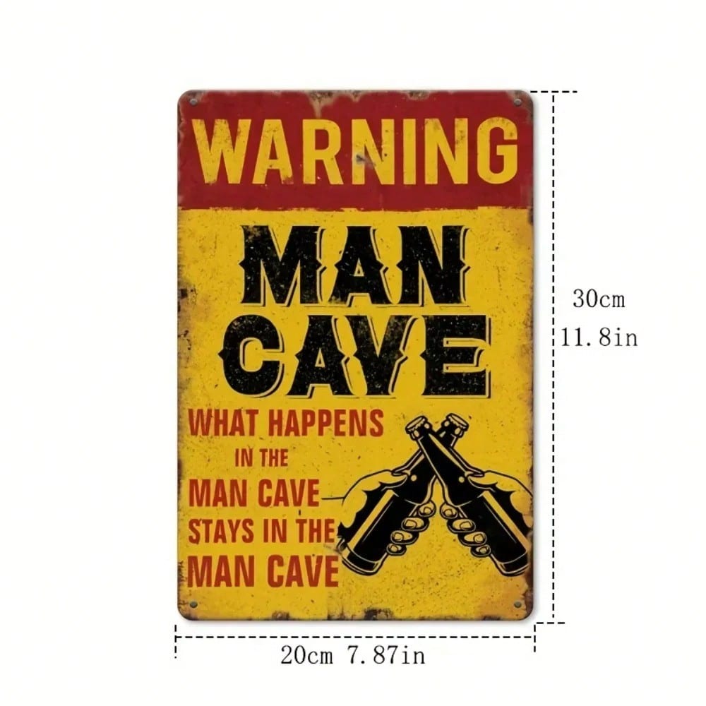 

Rustic Beer Bottle Iron Wall Art Vintage Bar Pub Man Cave Home Decor 20x30 різнокольоровий
