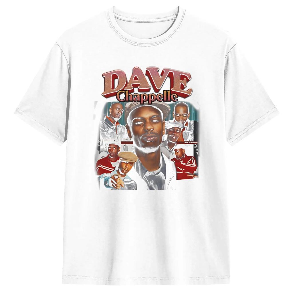 Funny Dave Chappelle TShirt Summer Cotton TShirts For Unisex Harajuku Printed Tee Shirt Short Sleeve Vintage Clothing