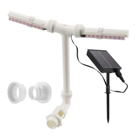 

Солнечный фонтан для бассейна с RGB-подсветкой, меняющей цвет, регулируемый разбрызгиватель для бассейна с дистанционным управлением, водопад для бассейна, выше и A