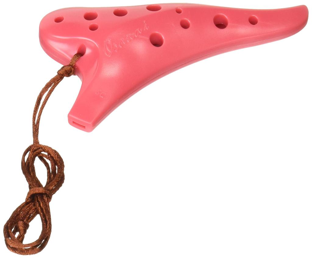 Osawa Ocarina I Series Plastic Soprano C Tone Camellia Color CAM PI-SC