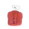 Pu Leather Elephant Money Bag Women Coin Purse With Key Ring Multifunctional Zipper Cartoon Storage Bags Key Case