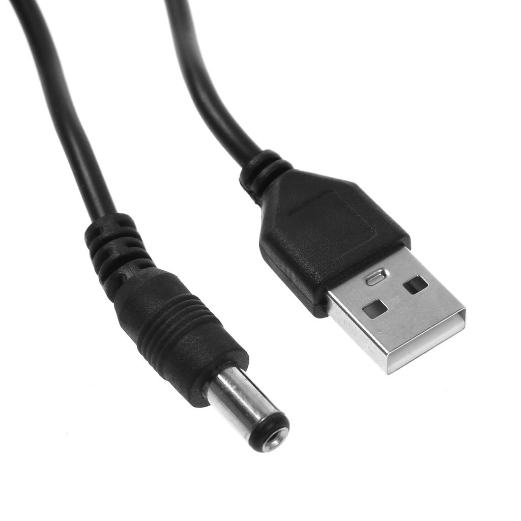 Promotion 1M USB Port To 5.5 x 2.1mm 5V DC Barrel Jack Power Cable Connector